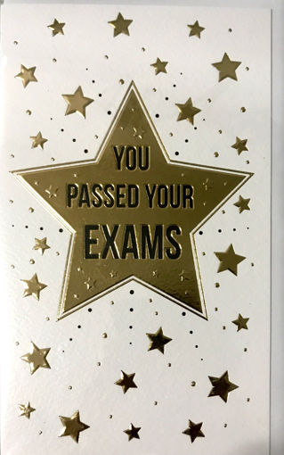 Picture of YOU PASSED YOUR EXAMS CARD